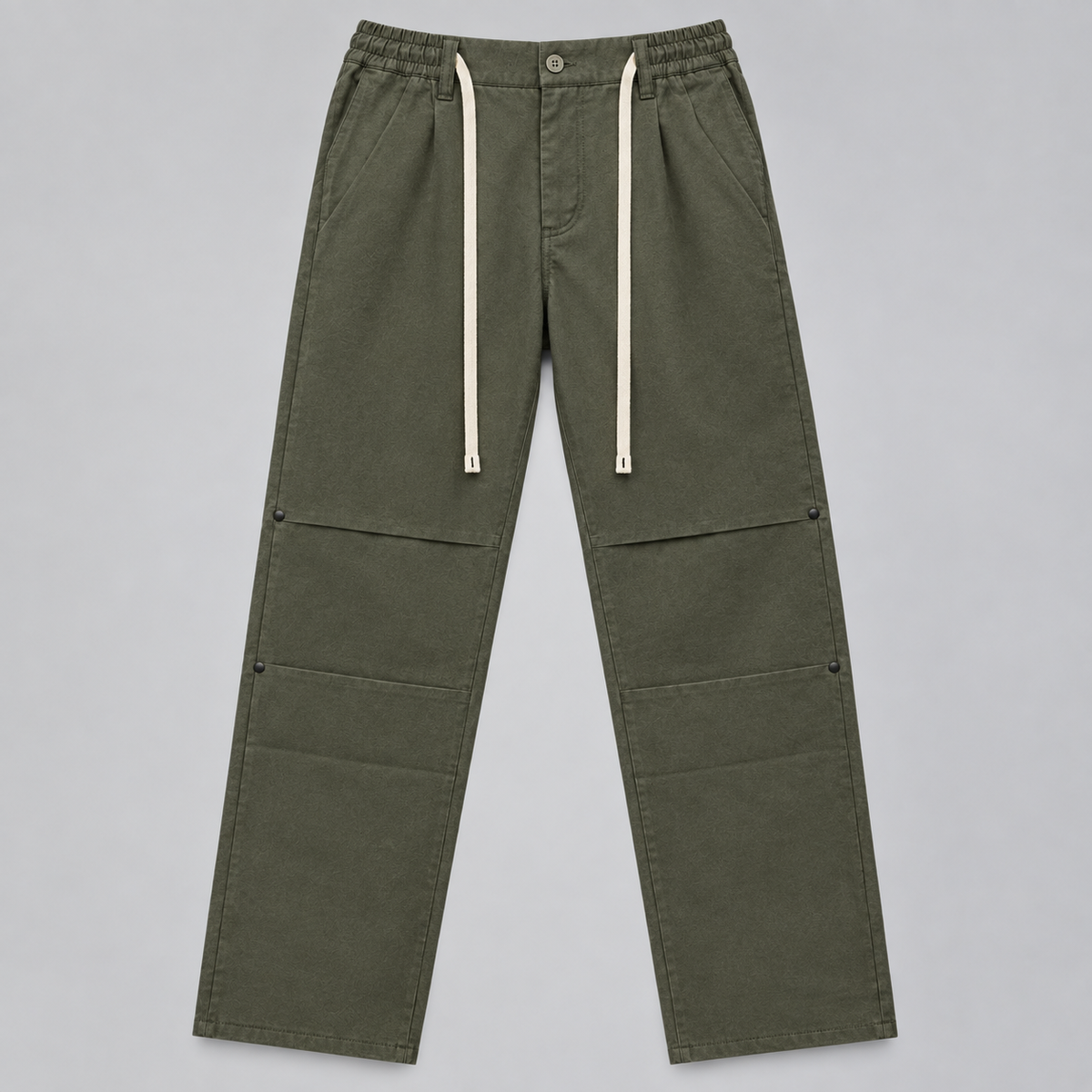 Relaxed Pleated Pants | Tactical Olive