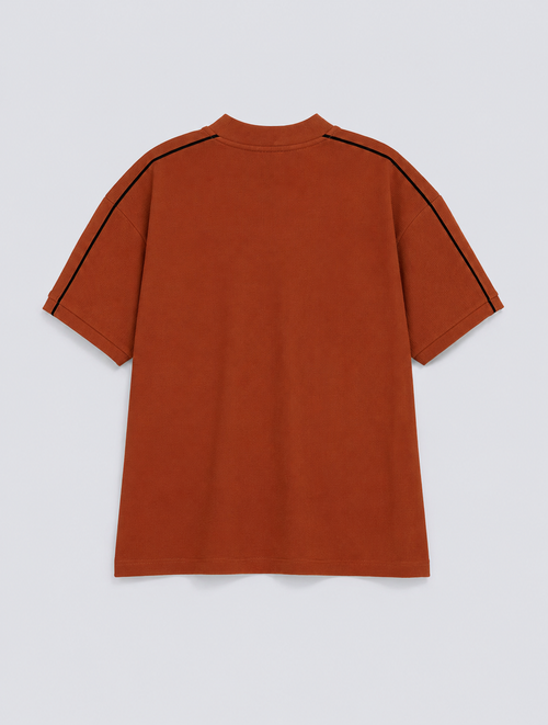 "Difference" Drop-Shoulder Tee Rust