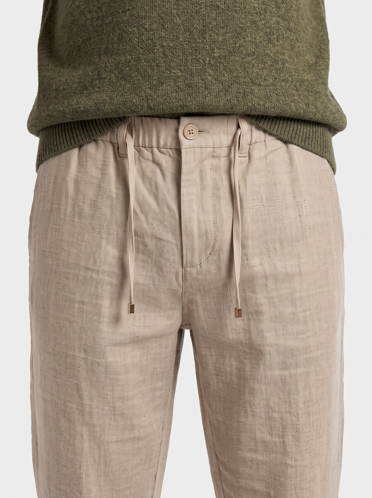 Dune Textured Linen Pants
