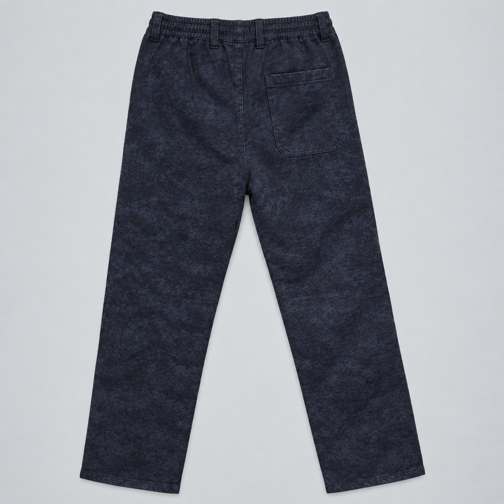 Relaxed Pleated Pants | Faded Blue / Slate