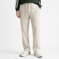 Oat meal Textured Linen Pants