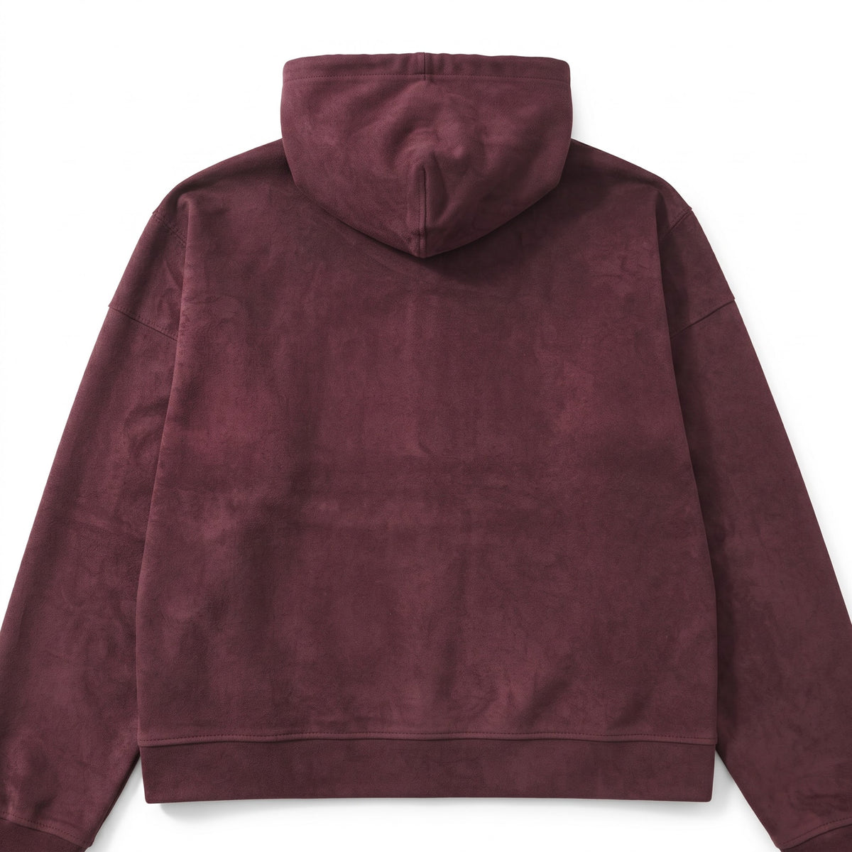 Vintage Wine Oversized Distressed Pullover Hoodie