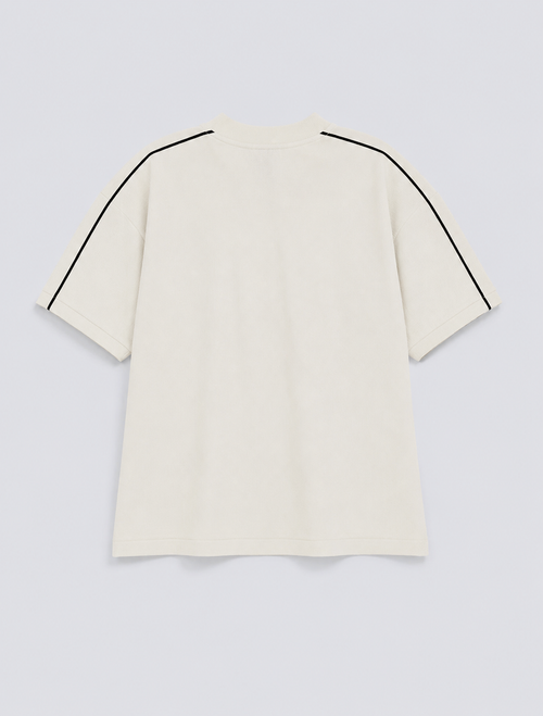 "Difference" Drop-Shoulder Tee Raw Bone