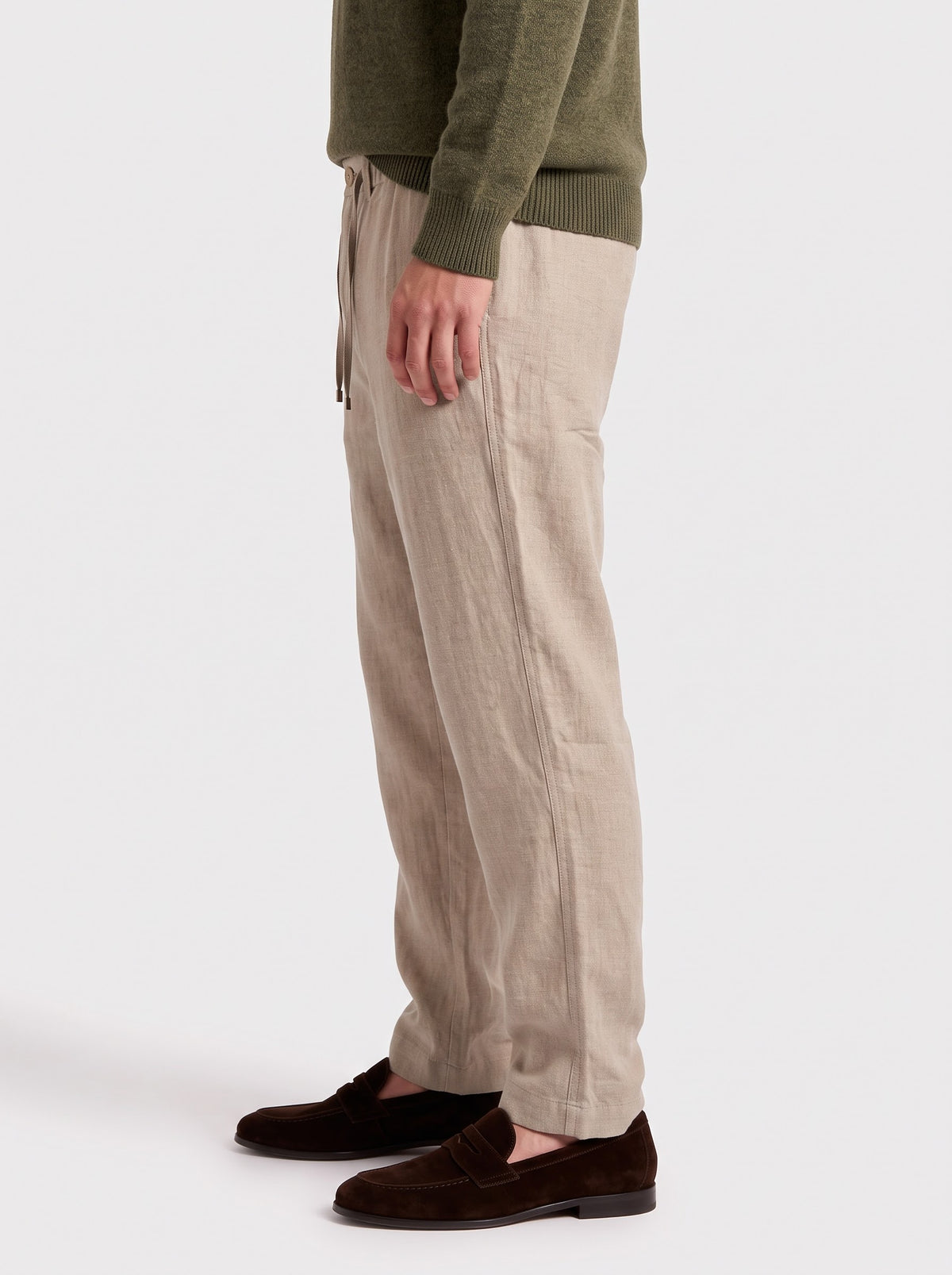 Dune Textured Linen Pants
